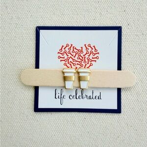 *To Go Cup Charm* Retired KEEP COLLECTIVE White $15 Each